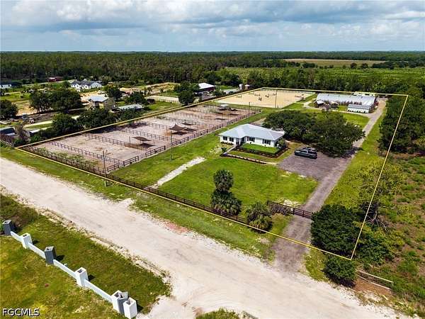 5 Acres of Land with Home for Sale in Fort Myers, Florida