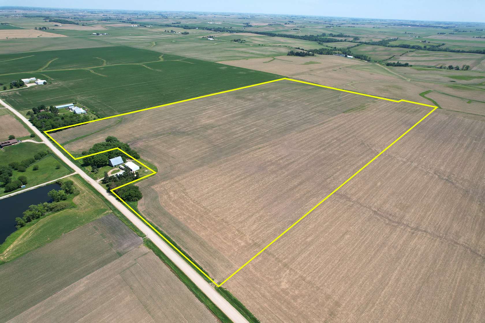 88.8 Acres of Land for Auction in Marshalltown, Iowa