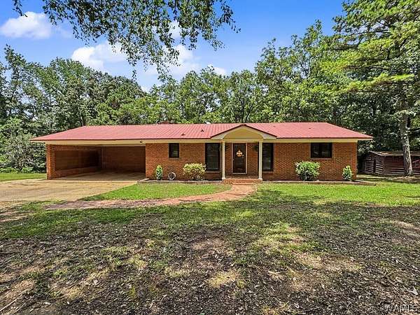 17.2 Acres of Land with Home for Sale in Coker, Alabama
