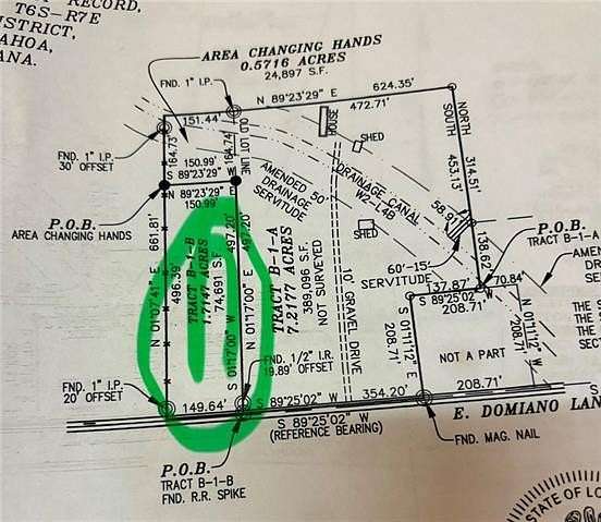 1.72 Acres of Residential Land for Sale in Hammond, Louisiana