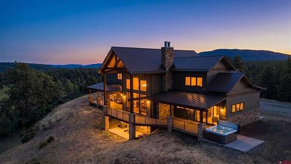 35.2 Acres of Recreational Land with Home for Sale in Pagosa Springs, Colorado