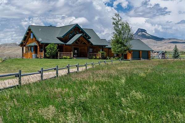 35 Acres of Land with Home for Sale in Cody, Wyoming
