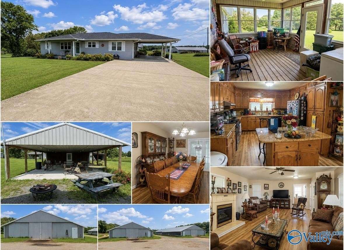 42.8 Acres of Land with Home for Sale in Crossville, Alabama