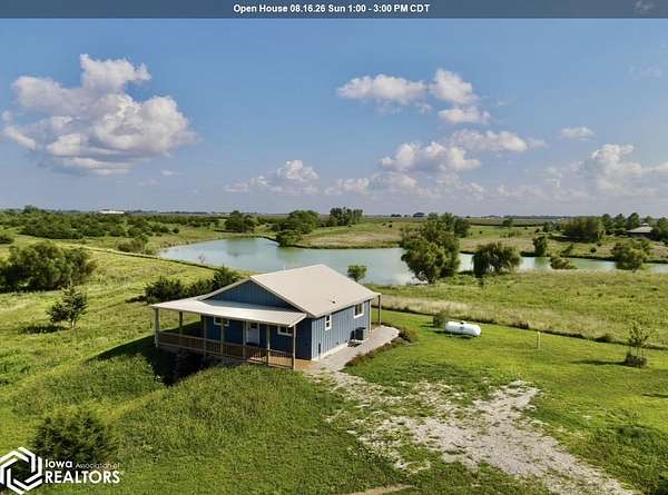 7.4 Acres of Land with Home for Sale in Fairfield, Iowa