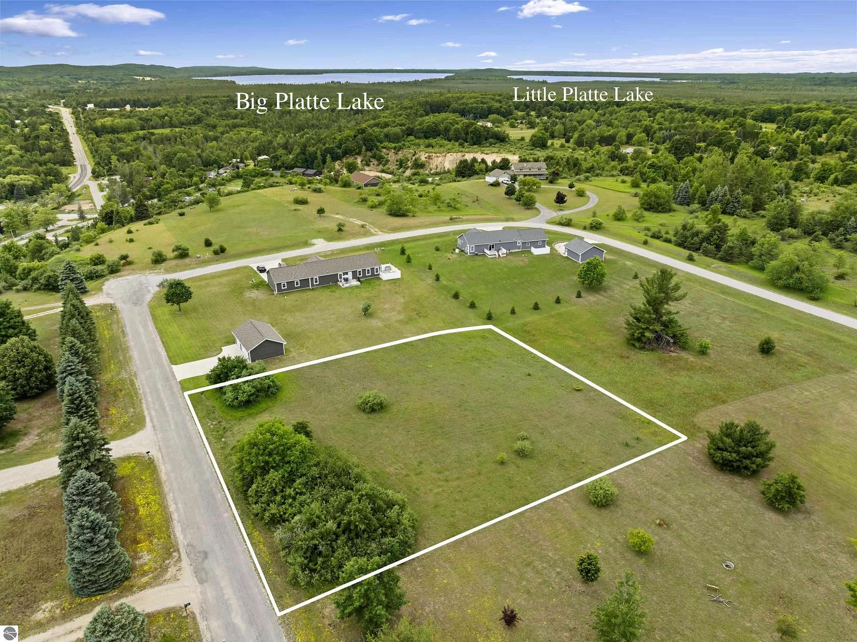 0.9 Acres of Residential Land for Sale in Honor, Michigan