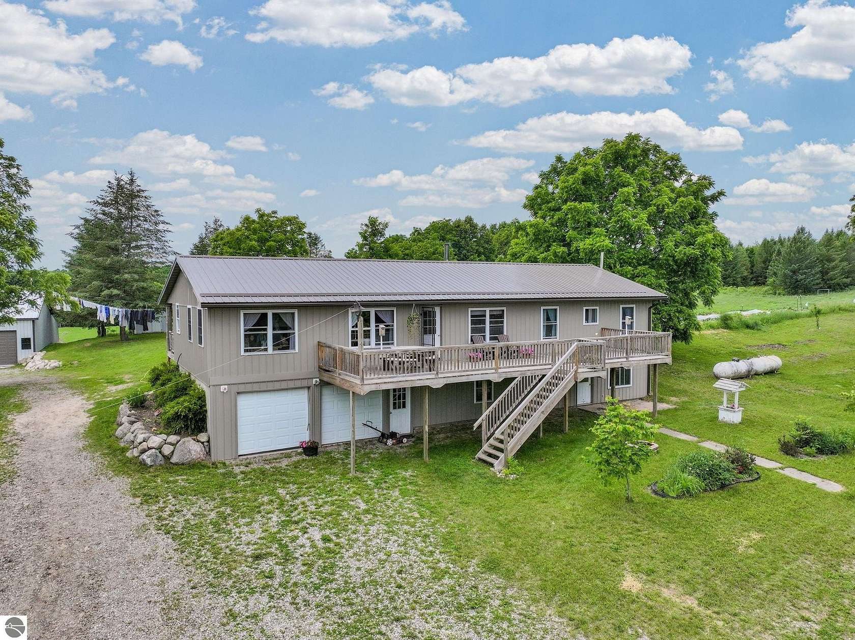 40 Acres of Land with Home for Sale in Manton, Michigan