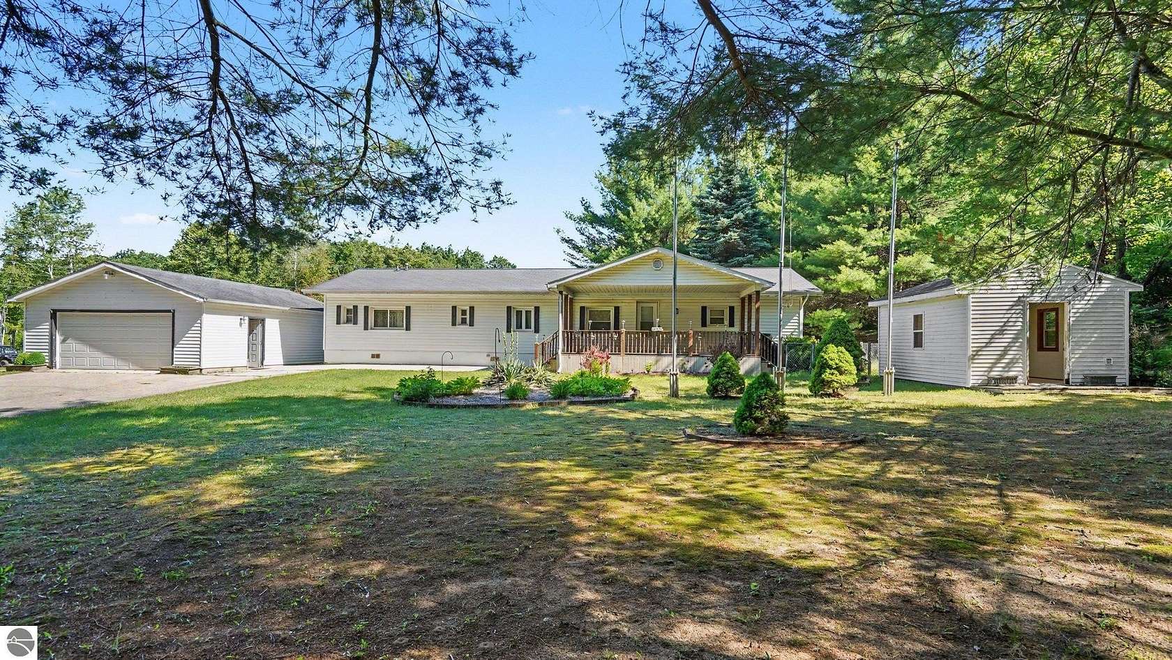 3 Acres of Land with Home for Sale in Vestaburg, Michigan