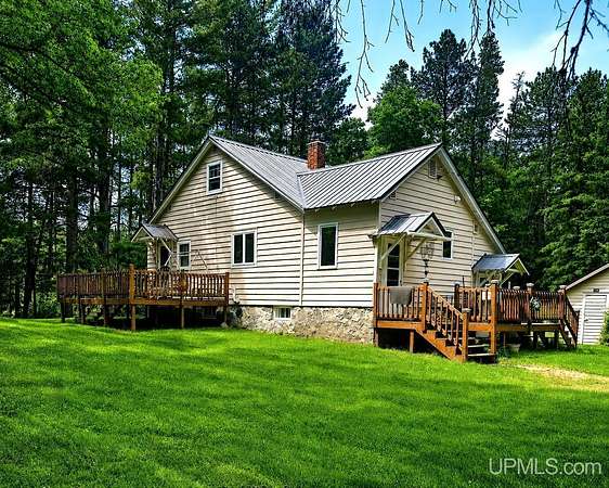33 Acres of Land with Home for Sale in Hurley, Wisconsin