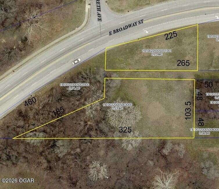 0.89 Acres of Mixed-Use Land for Sale in Joplin, Missouri