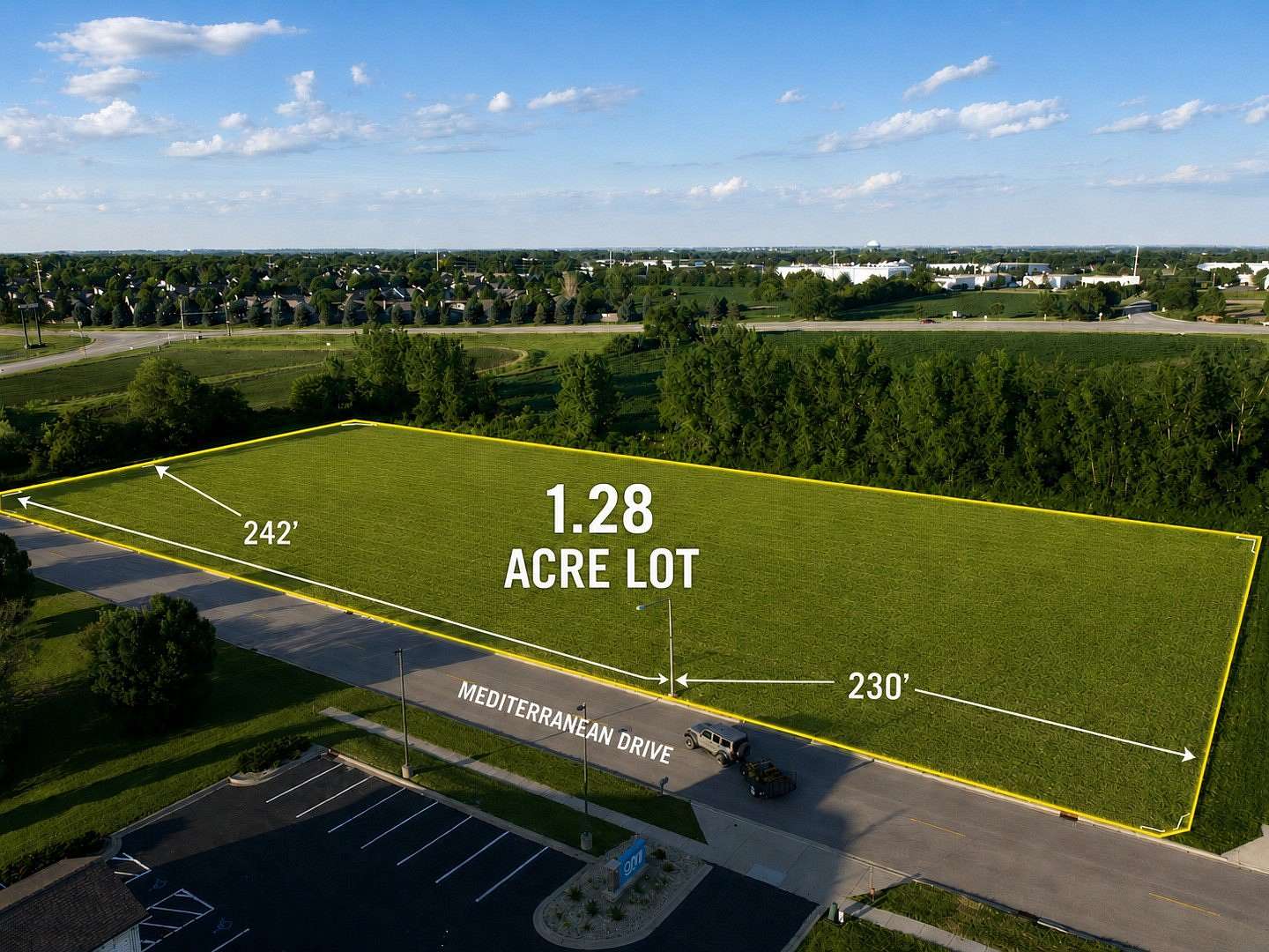 1.28 Acres of Commercial Land for Sale in Sycamore, Illinois