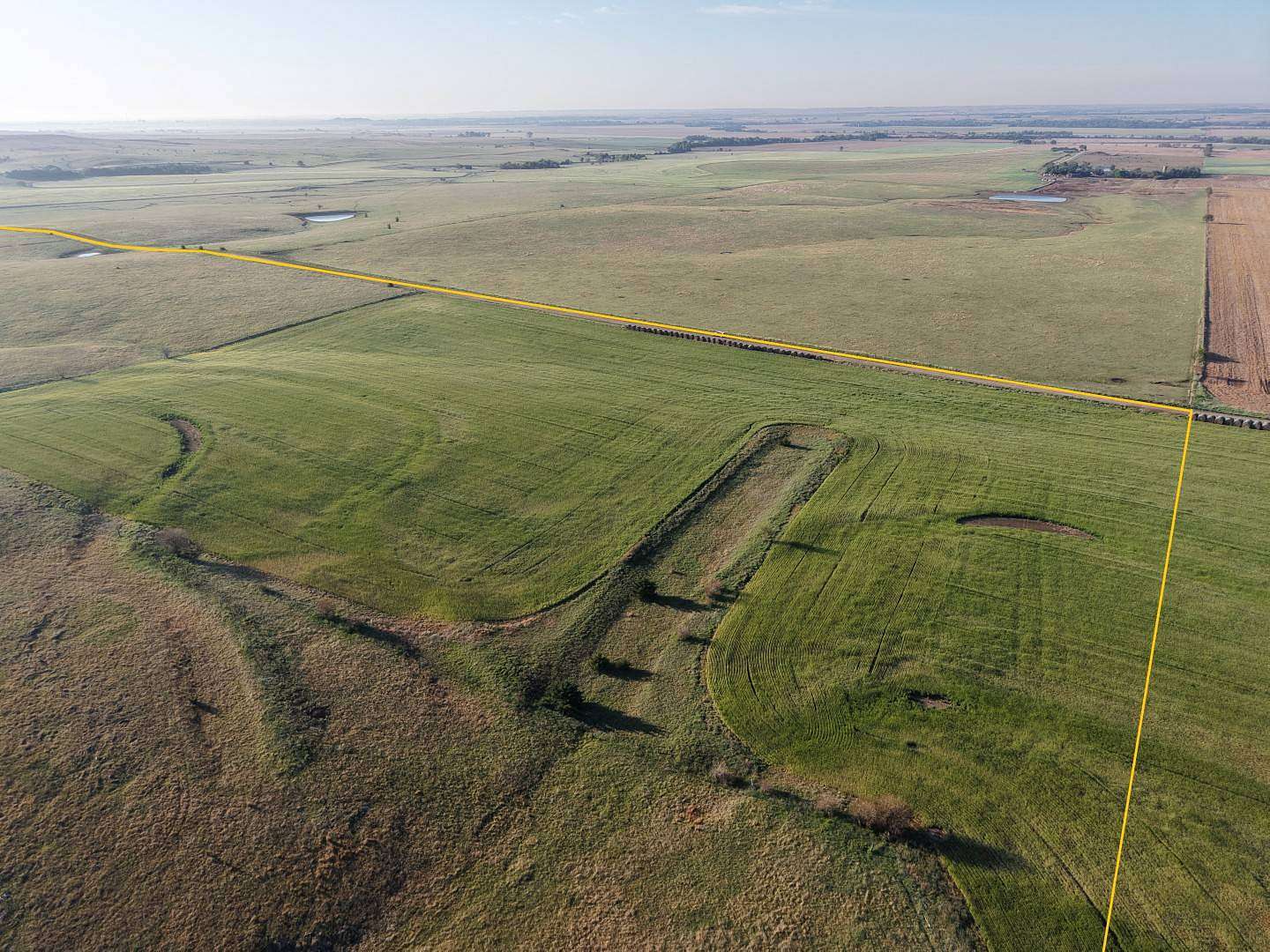 160 Acres of Agricultural Land for Sale in Lincoln, Kansas