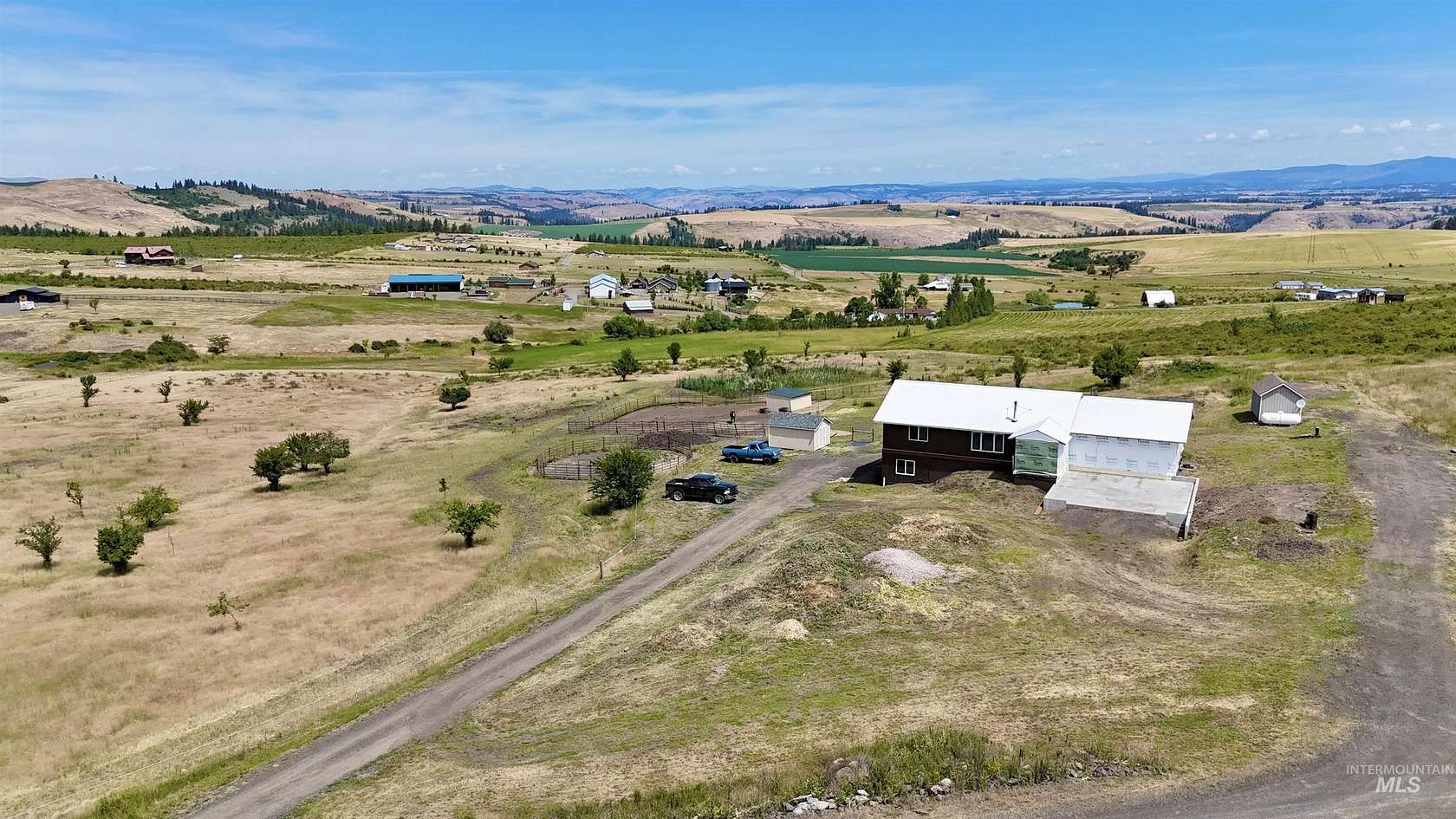 10 Acres of Recreational Land with Home for Sale in Grangeville, Idaho