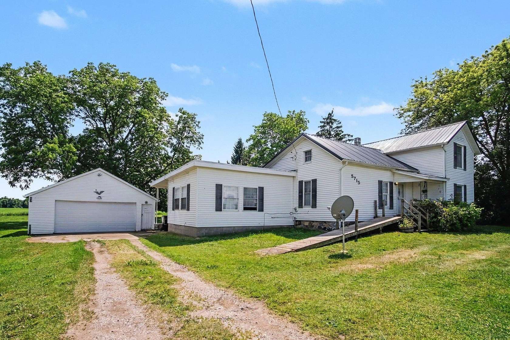 5 Acres of Land with Home for Sale in Saranac, Michigan