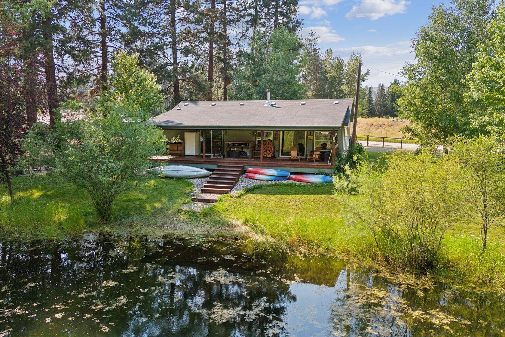 10 Acres of Recreational Land with Home for Sale in Darby, Montana