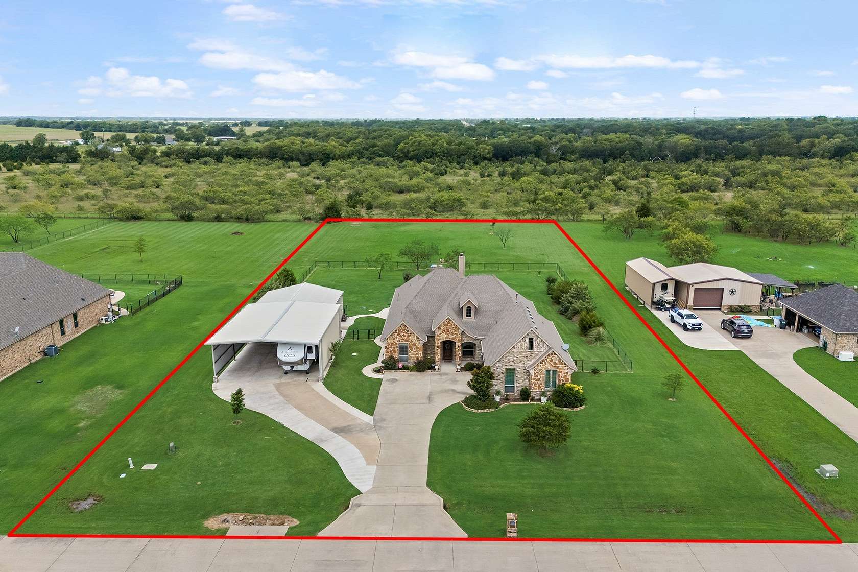 1.56 Acres of Land with Home for Sale in Royse City, Texas