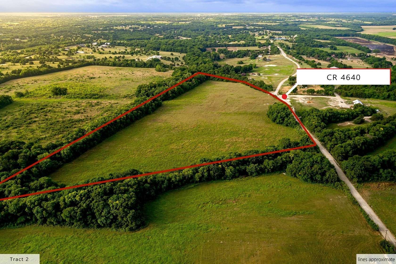 24.3 Acres of Land for Sale in Trenton, Texas
