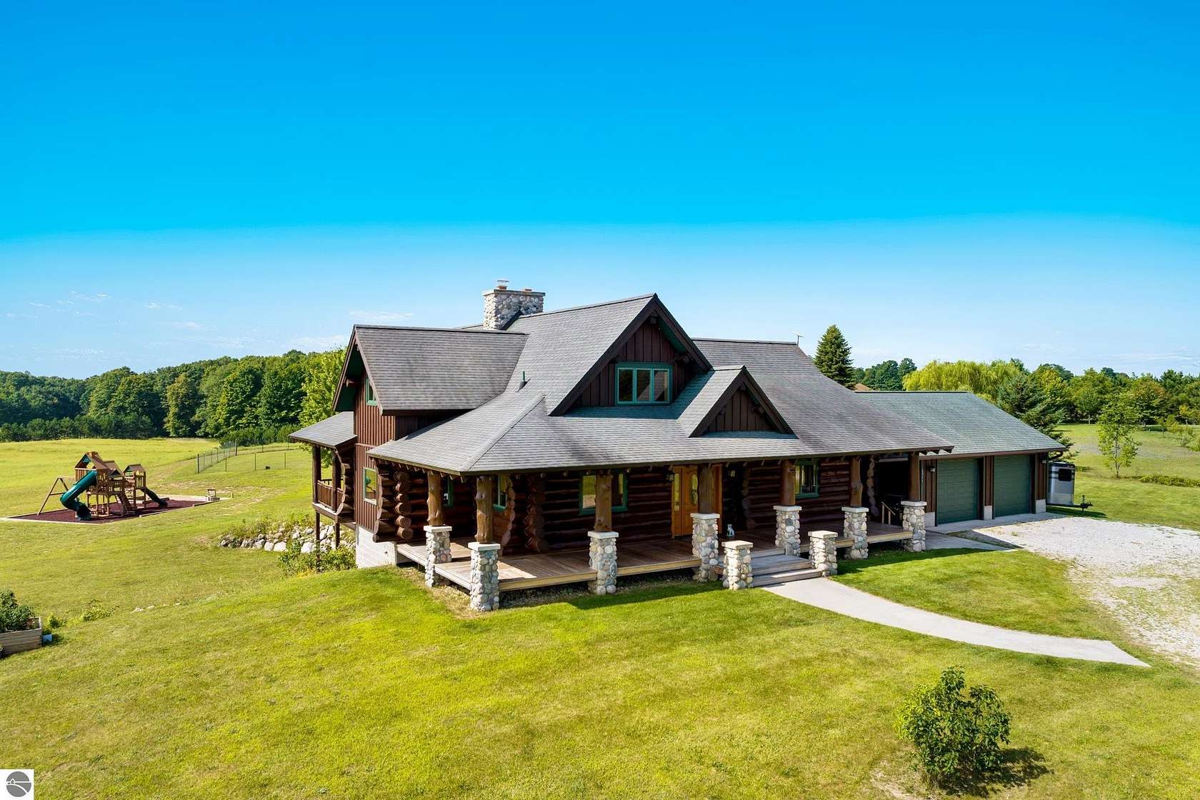 12.5 Acres of Land with Home for Sale in Kingsley, Michigan