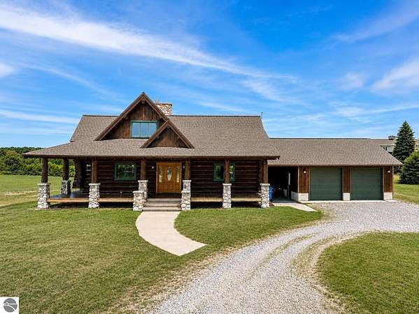 12.5 Acres of Recreational Land with Home for Sale in Kingsley, Michigan