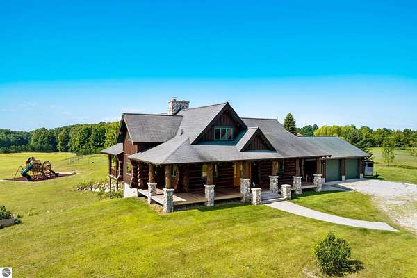 12.5 Acres of Land with Home for Sale in Kingsley, Michigan