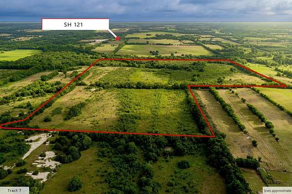107 Acres of Agricultural Land for Sale in Trenton, Texas