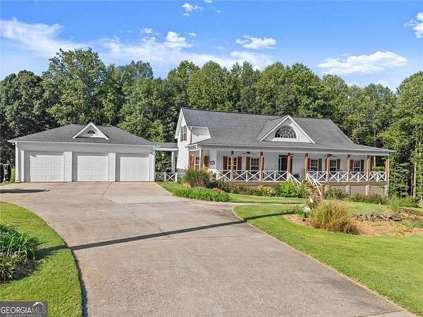 13.8 Acres of Land with Home for Sale in Maysville, Georgia