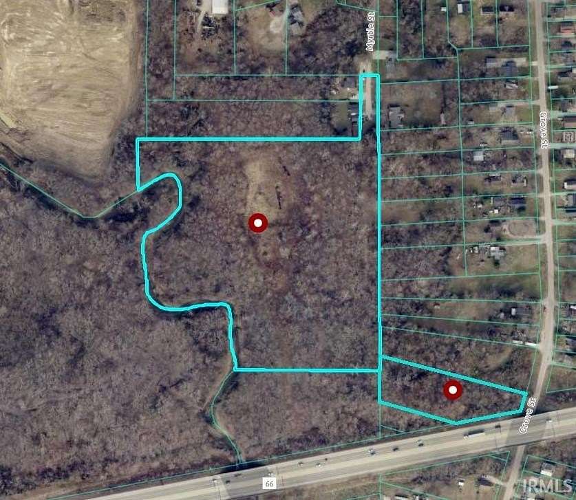 12.6 Acres of Agricultural Land for Sale in Evansville, Indiana