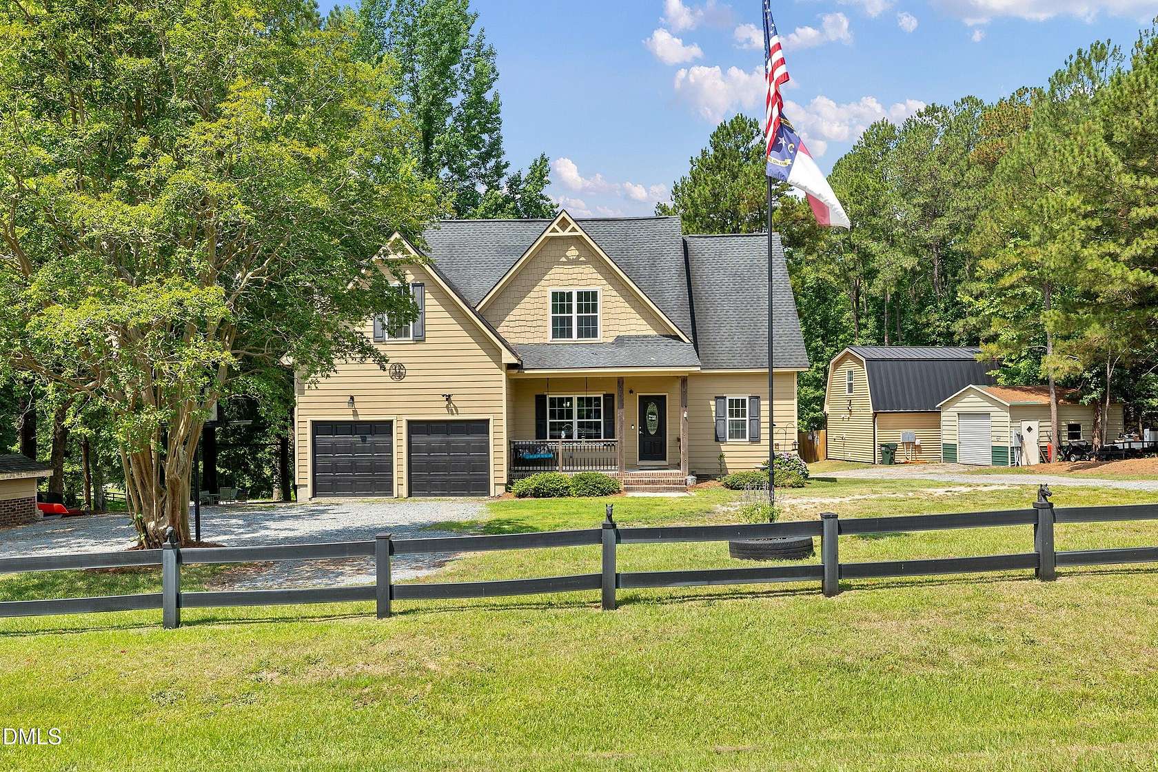 2 Acres of Land with Home for Sale in Clayton, North Carolina