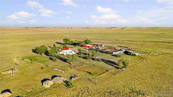 457 Acres of Land with Home for Sale in Calhan, Colorado