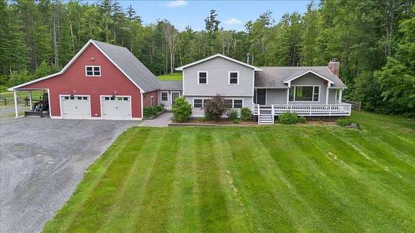 10.1 Acres of Recreational Land with Home for Sale in Essex Town, Vermont