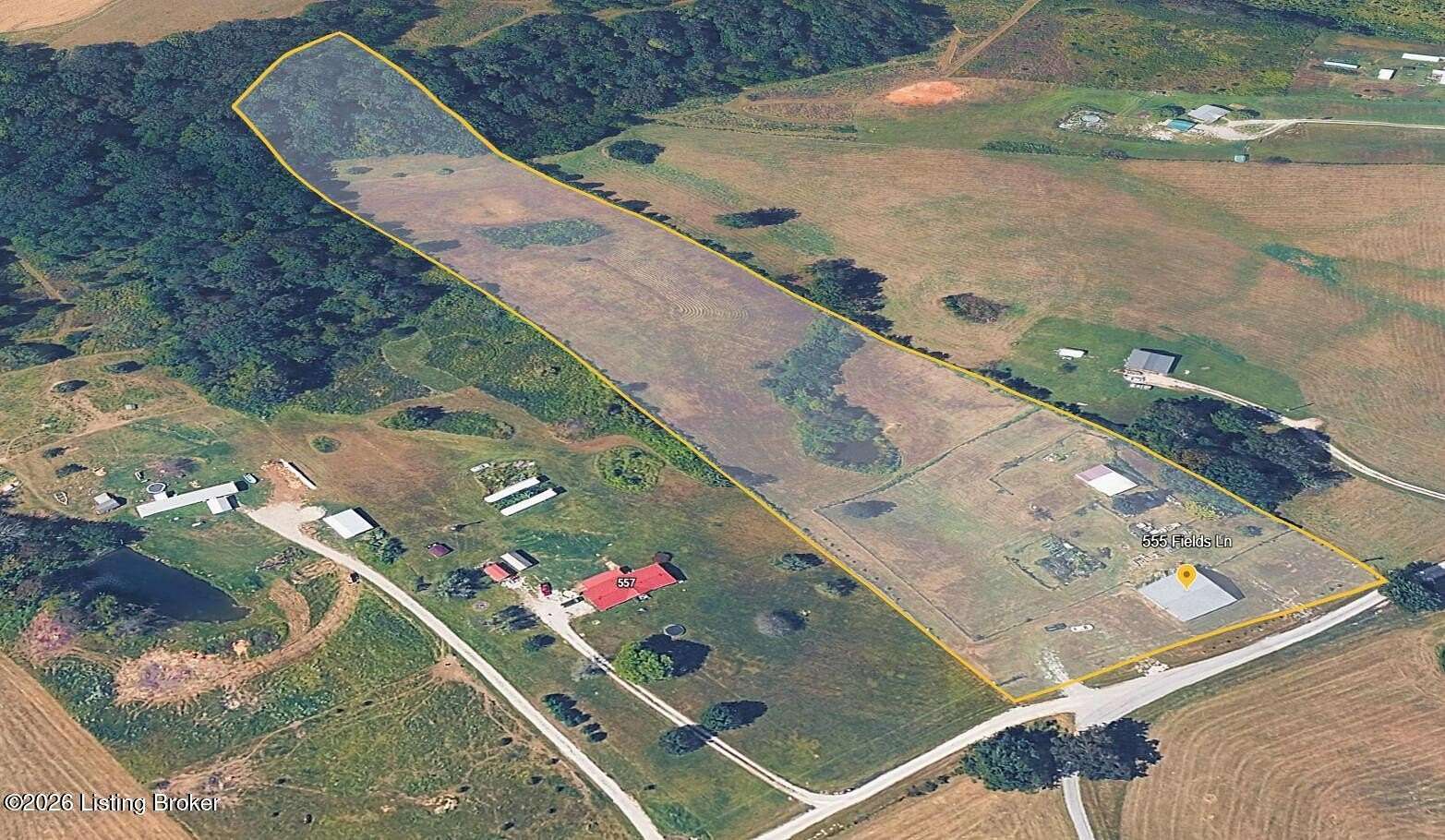 9.17 Acres of Land with Home for Sale in Clarkson, Kentucky