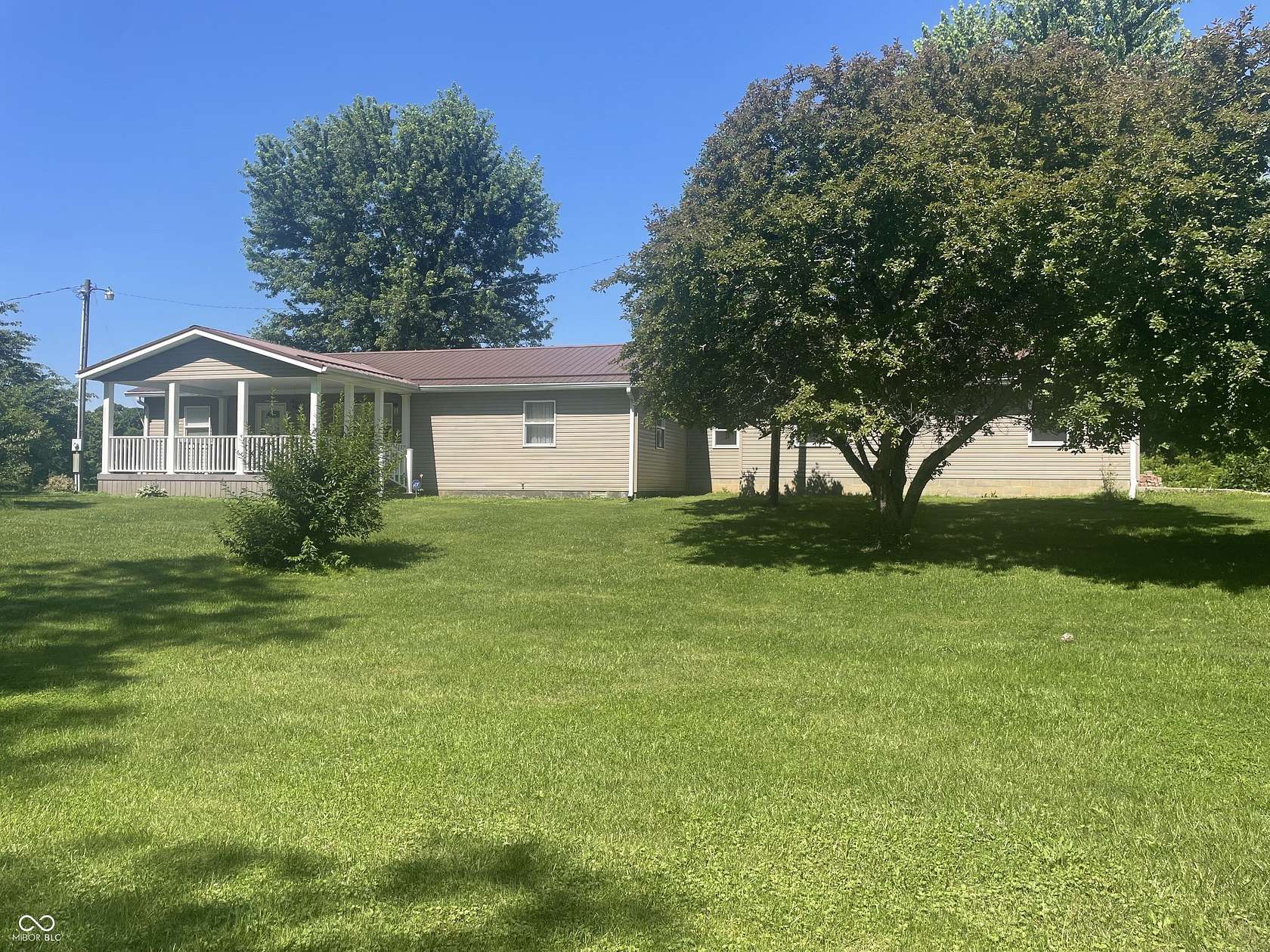 3.89 Acres of Land with Home for Sale in Gosport, Indiana