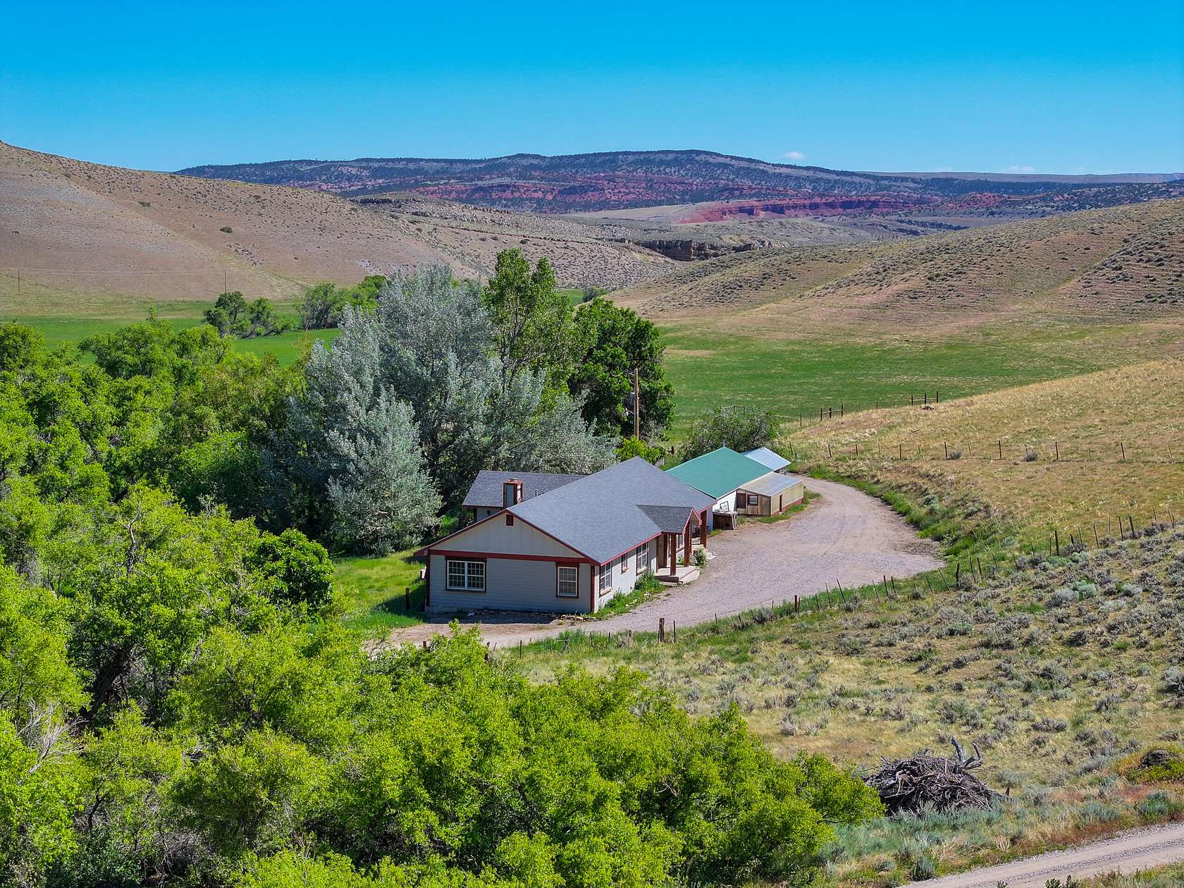 25 Acres of Land with Home for Sale in Lander, Wyoming