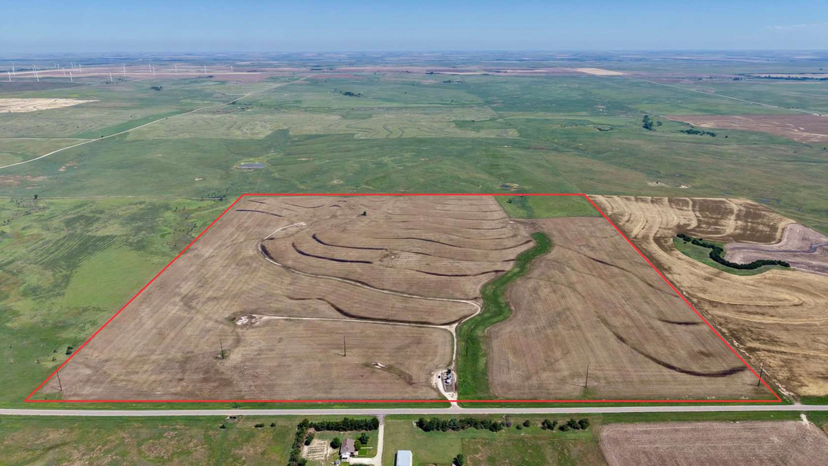 154 Acres of Agricultural Land for Sale in Brownell, Kansas