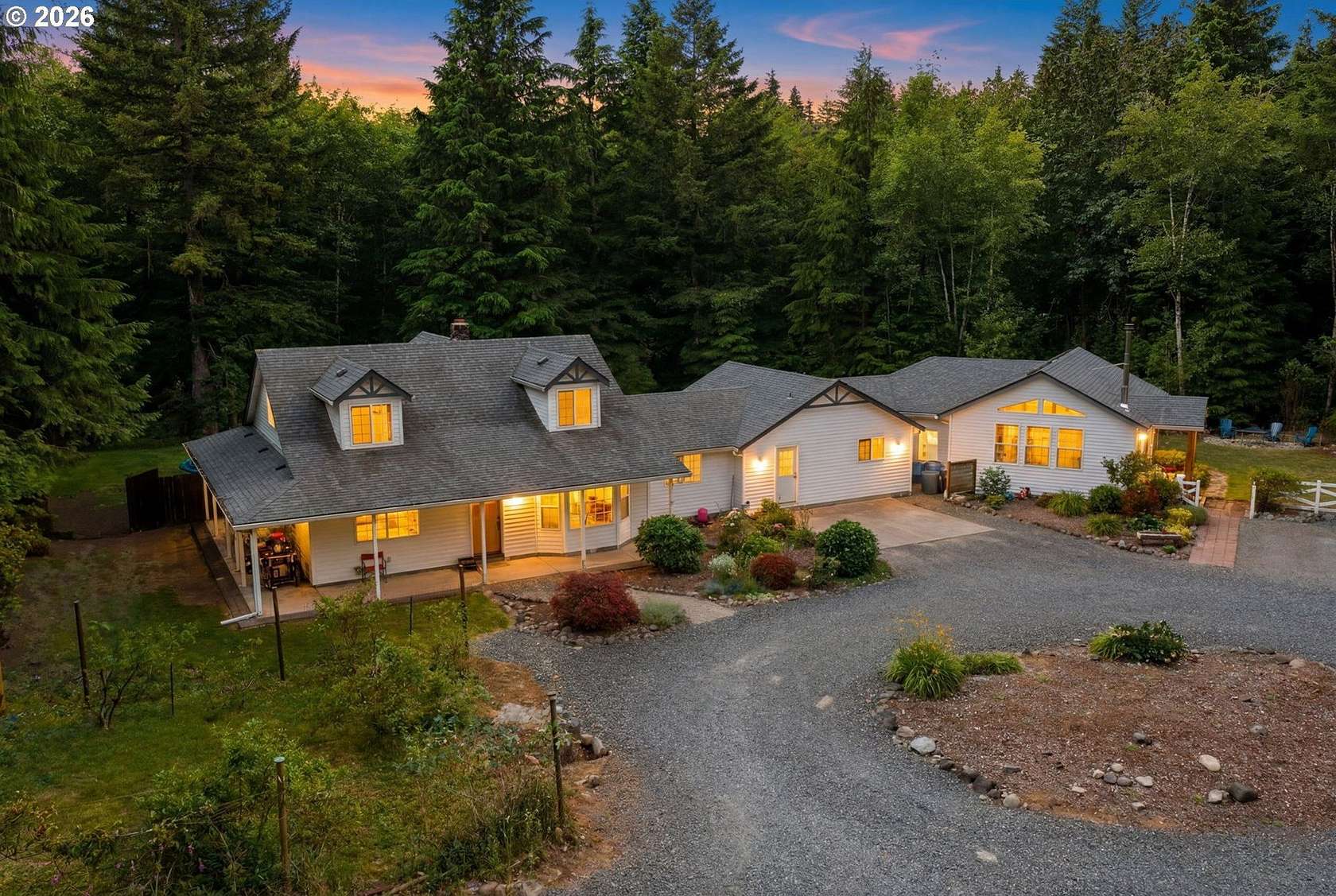 6.37 Acres of Land with Home for Sale in Washougal, Washington