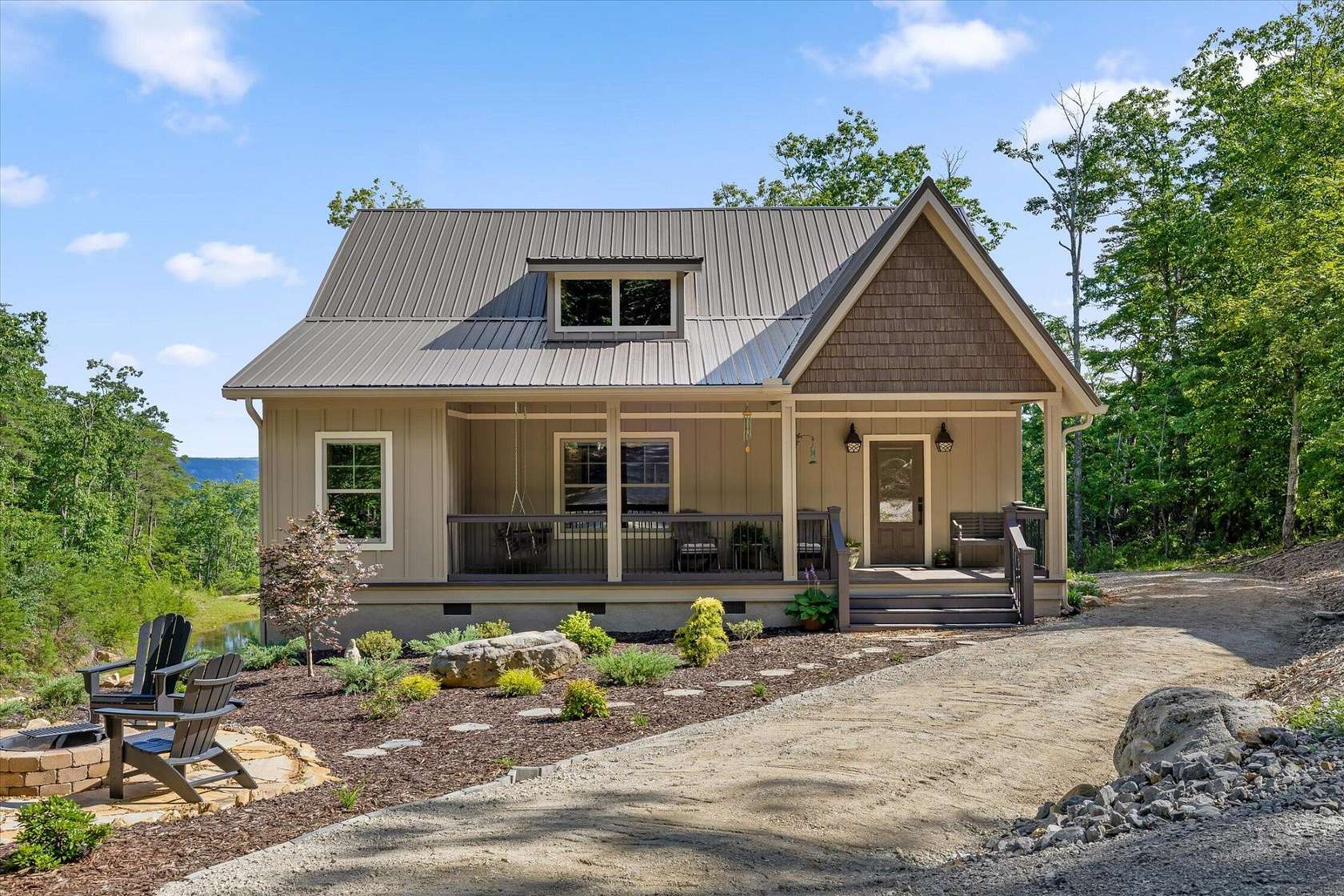 4.38 Acres of Land with Home for Sale in Rising Fawn, Georgia