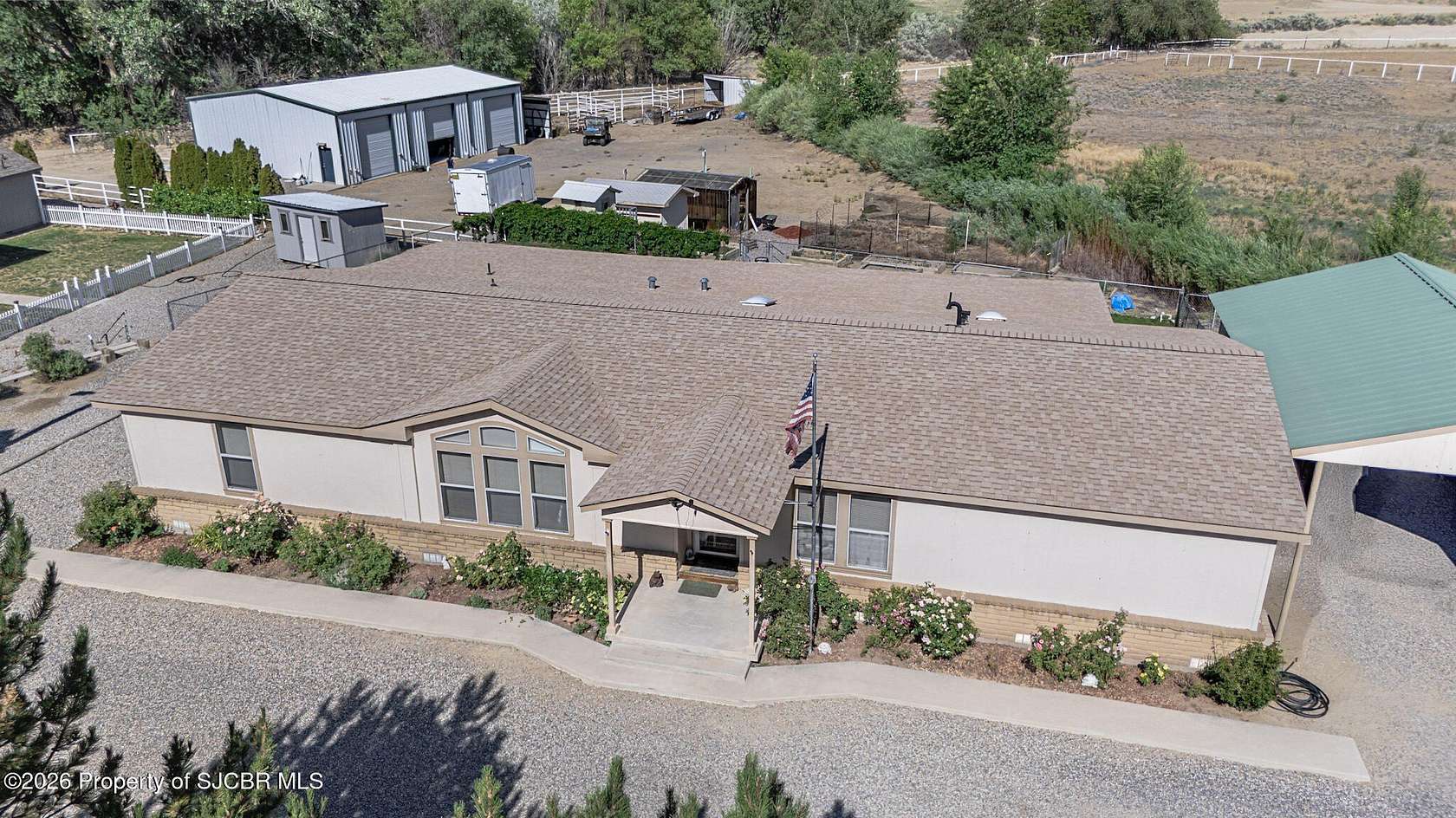 7 Acres of Land with Home for Sale in Aztec, New Mexico