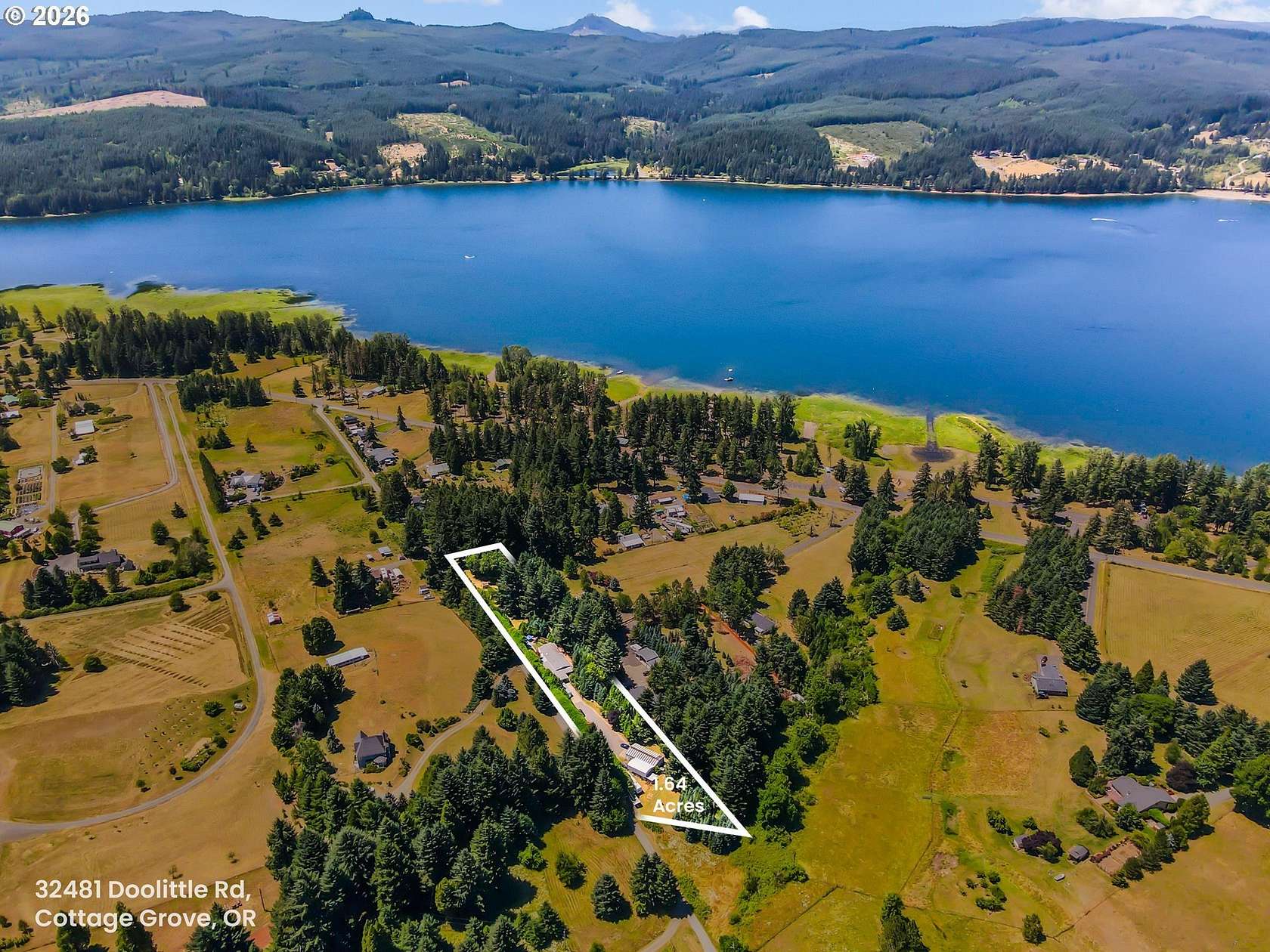 1.64 Acres of Land with Home for Sale in Cottage Grove, Oregon