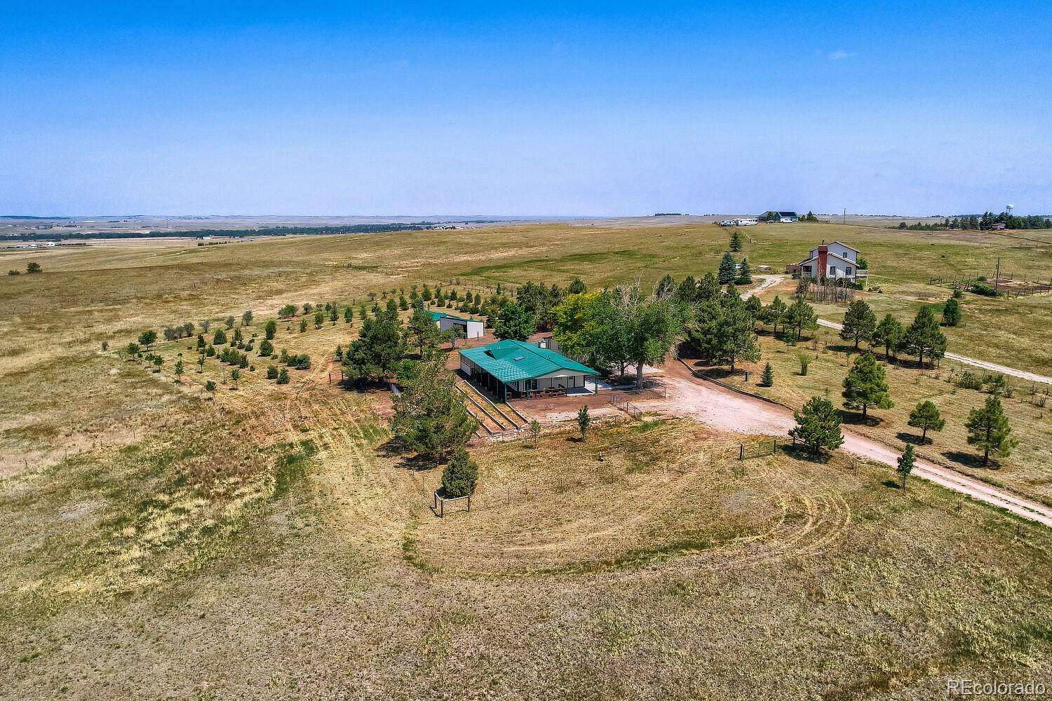 8.3 Acres of Land with Home for Sale in Kiowa, Colorado