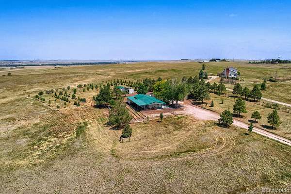 8.3 Acres of Land with Home for Sale in Kiowa, Colorado