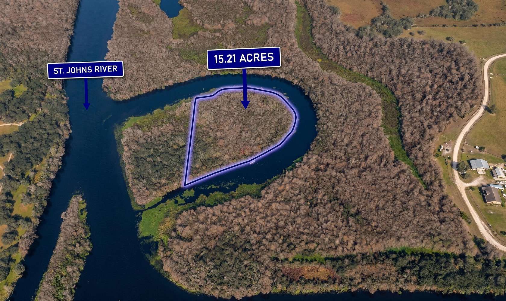 14.7 Acres of Recreational & Residential Land for Sale in DeLand, Florida