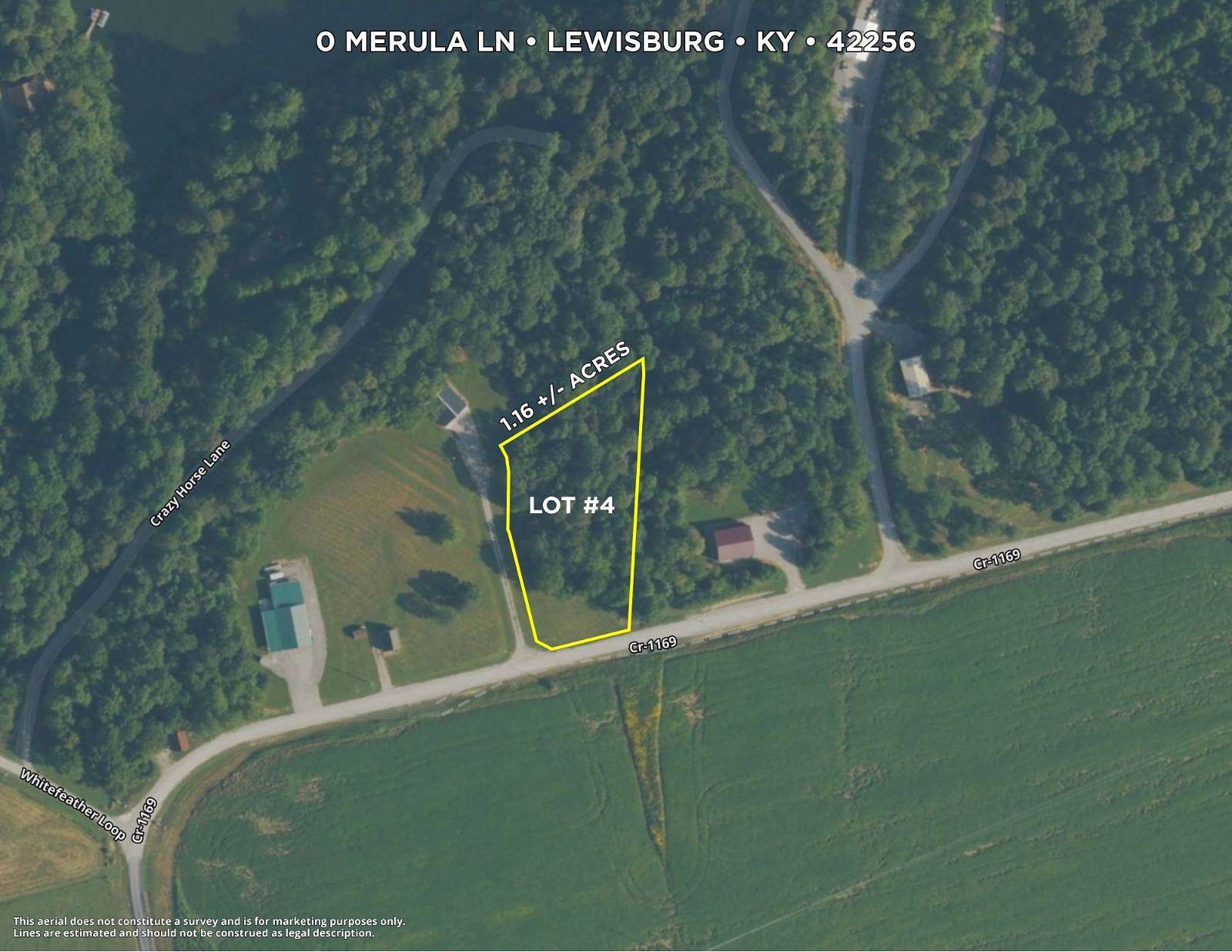 1.16 Acres of Residential Land for Sale in Lewisburg, Kentucky