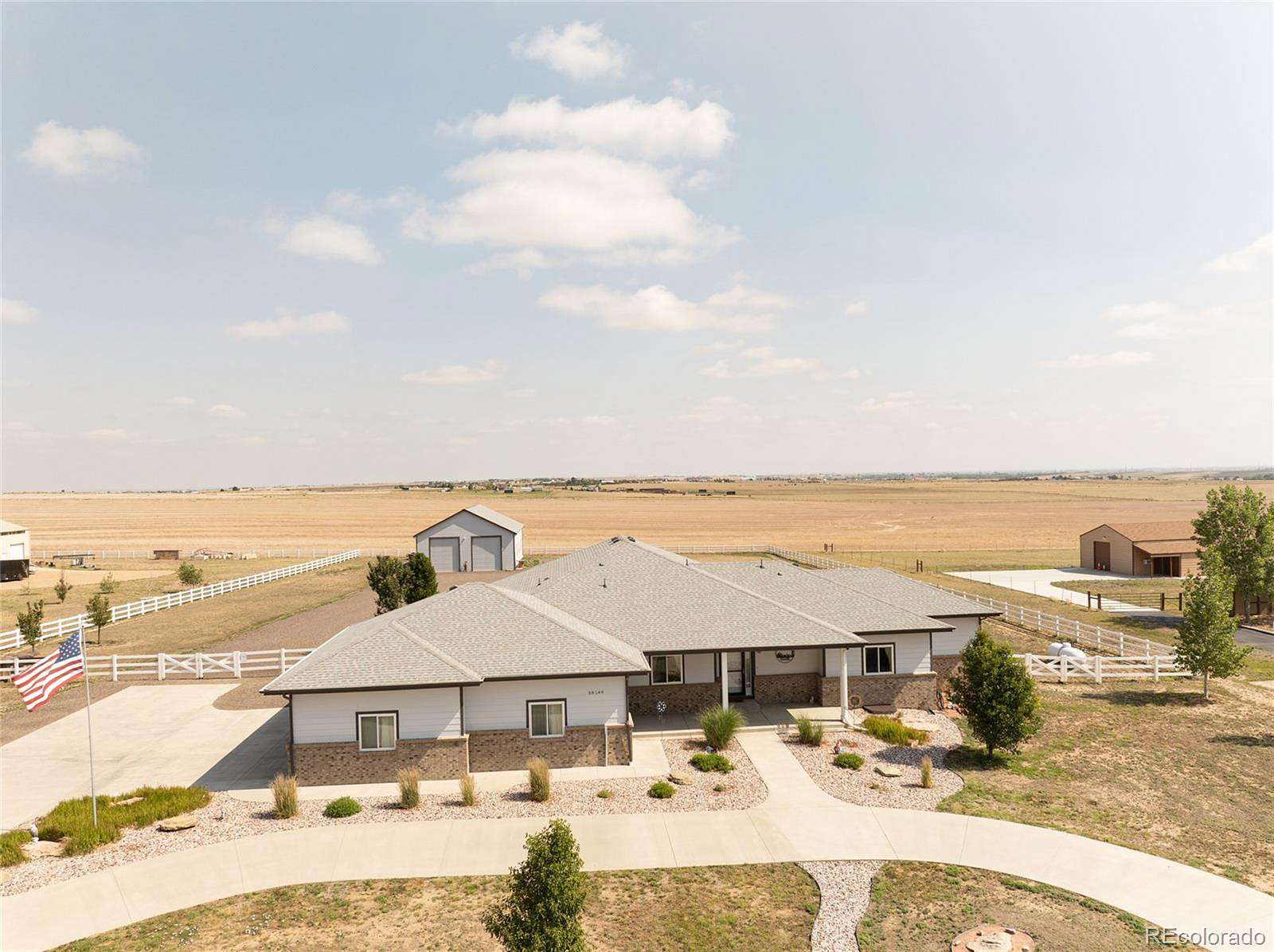 2.5 Acres of Land with Home for Sale in Keenesburg, Colorado