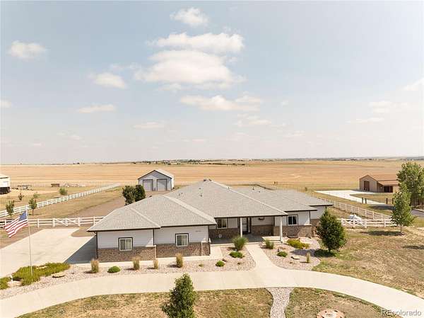 2.5 Acres of Land with Home for Sale in Keenesburg, Colorado