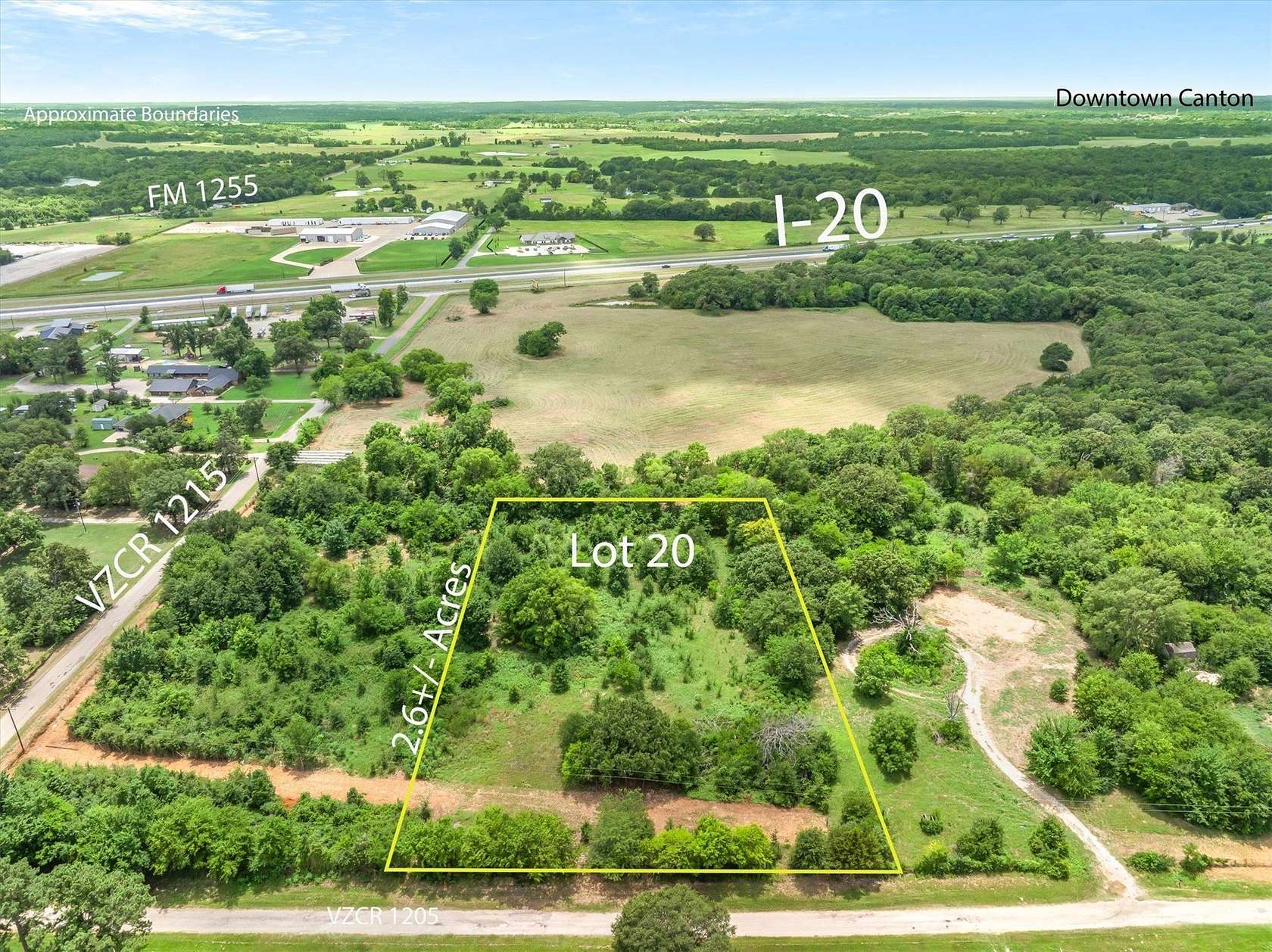 2.6 Acres of Residential Land for Sale in Canton, Texas
