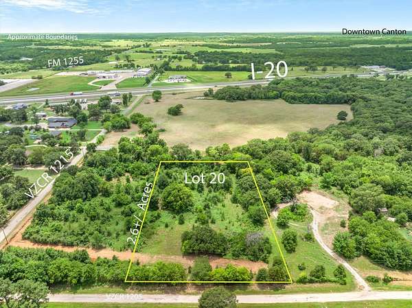 2.6 Acres of Residential Land for Sale in Canton, Texas