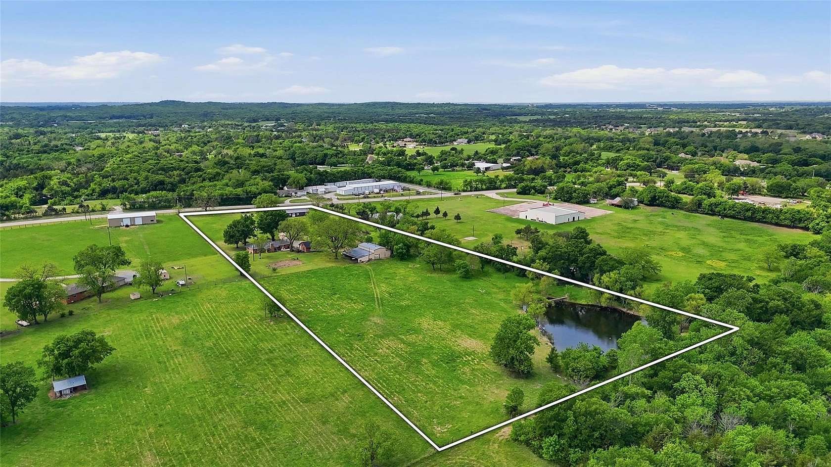 8.4 Acres of Land with Home for Sale in Denison, Texas