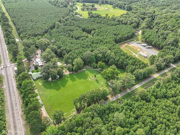 34 Acres of Recreational Land with Home for Sale in Gibsland, Louisiana