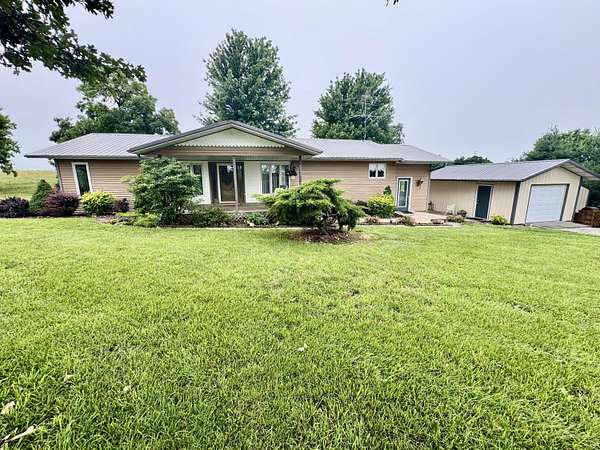 13 Acres of Land with Home for Sale in Exeter, Missouri