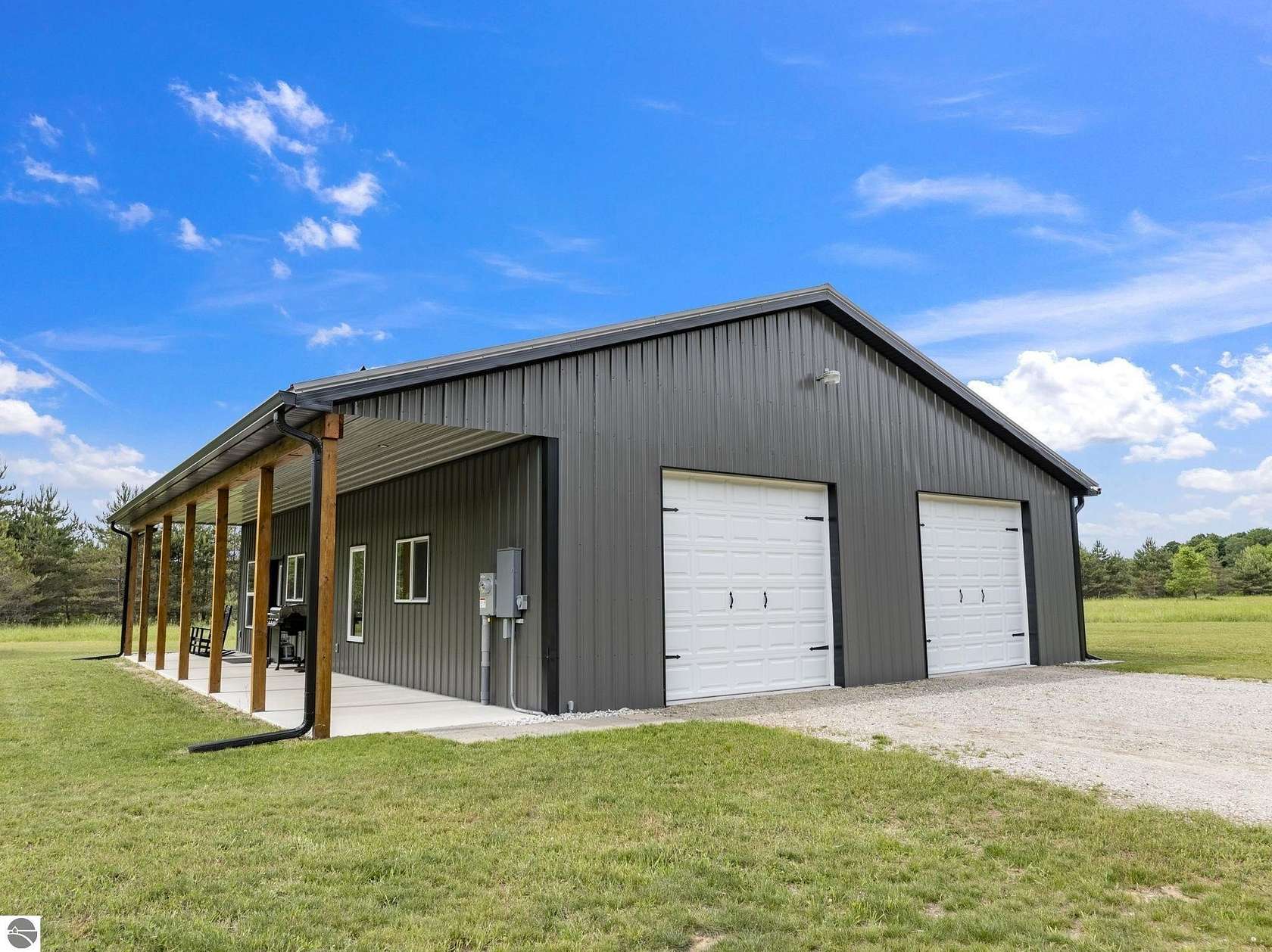 10 Acres of Recreational Land with Home for Sale in Kingsley, Michigan