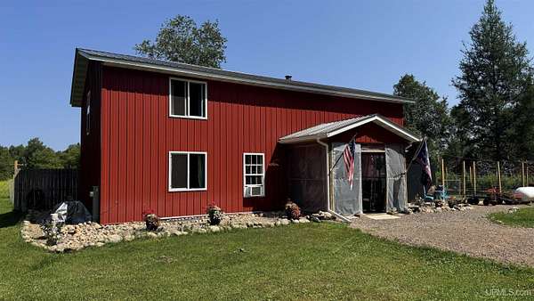 30 Acres of Recreational Land with Home for Sale in Crystal Falls, Michigan
